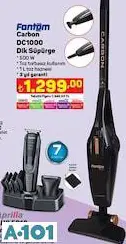 FANTOM CARBON DC1000 DİKEY SÜPÜRGE FANTOM CARBON DC1000 DİKEY SÜPÜRGE